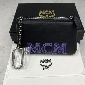NWT MCM Soft Leather Key Case